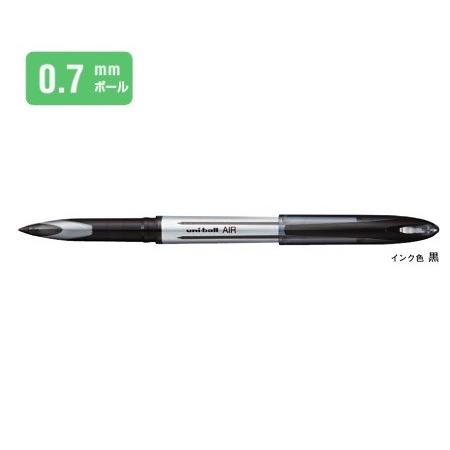 三菱鉛筆 水性ボールペン ユニボール エア 0.7mm 黒 UBA20107.24【ご注文単位 10本】｜aisol33