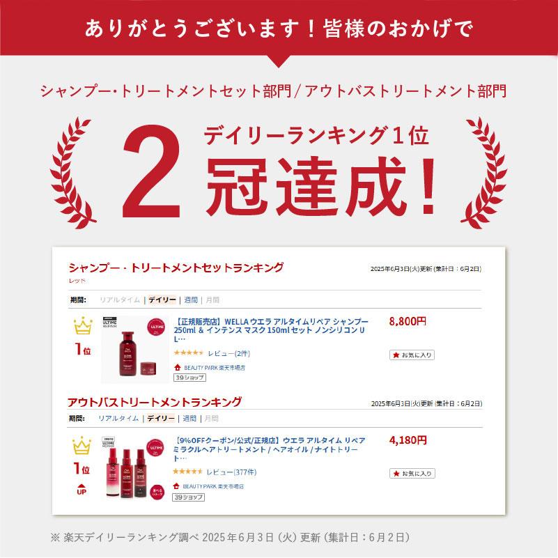 ウエラ プロフェッショナルケア アルタイムリペア ミラクルナイト