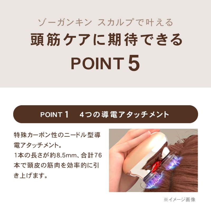 ゾーガンキンスカルプ EMS ヘッドスパ  頭皮 頭皮ケア 送料無料 ZOGANKIN 正規品｜aisopo｜08