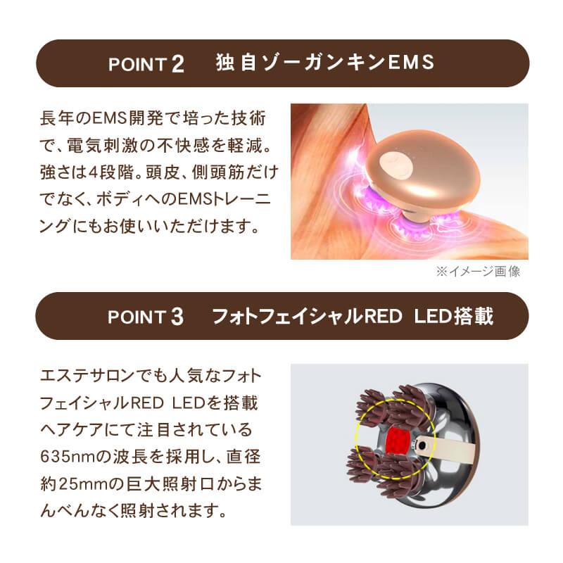 ゾーガンキンスカルプ EMS ヘッドスパ  頭皮 頭皮ケア 送料無料 ZOGANKIN 正規品｜aisopo｜09