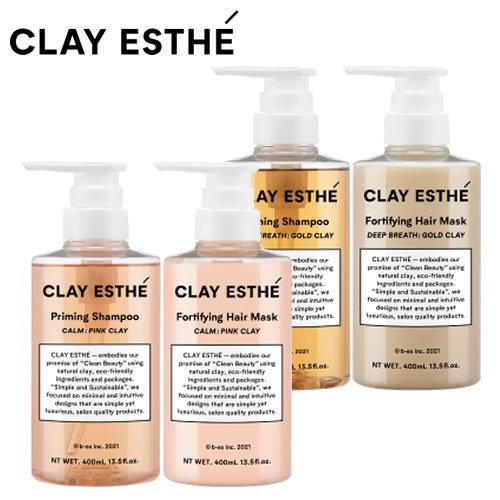 クレイエステ シャンプー400ml ＆ マスク 400ml 選べるセット CLAY ESTHE b-ex ビーエックス ビューティーエクスペリエンス｜aisopo