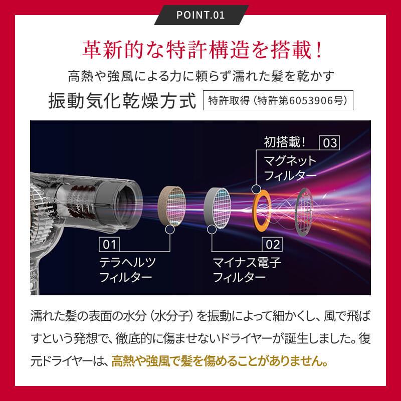 FUKUGEN ルーヴルドー 復元ドライヤー Pro8 LJ-365DR8 louvredo