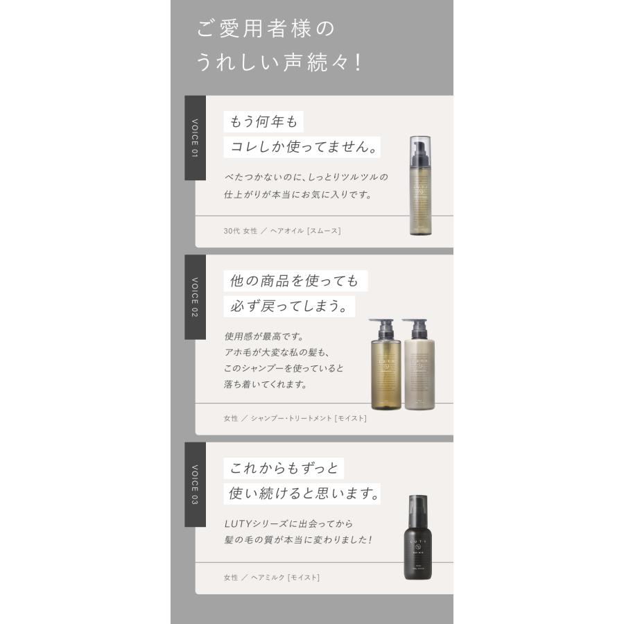 LUTY ルーティー コンプリートセット シャンプー 500ml