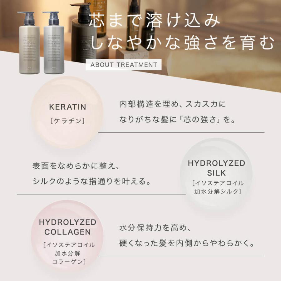 LUTY（ルーティー） シャンプー 1000ml ＆ トリートメント 1000g 詰