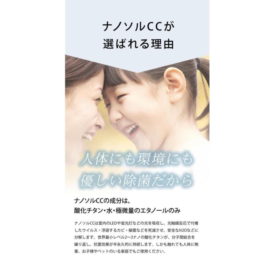 ナノソル CC 300ml レフィル 2個セット 除菌 除ウイルス 防カビ