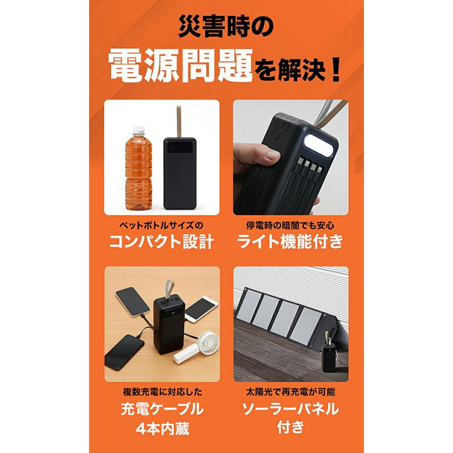 大容量コンパクトバッテリー+ソーラーパネルセット TOHO正規品 DX