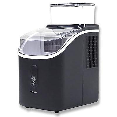 LIVZA 高速製氷機 キューブアイス ICE-CUBE01-BK 透明で四角い氷