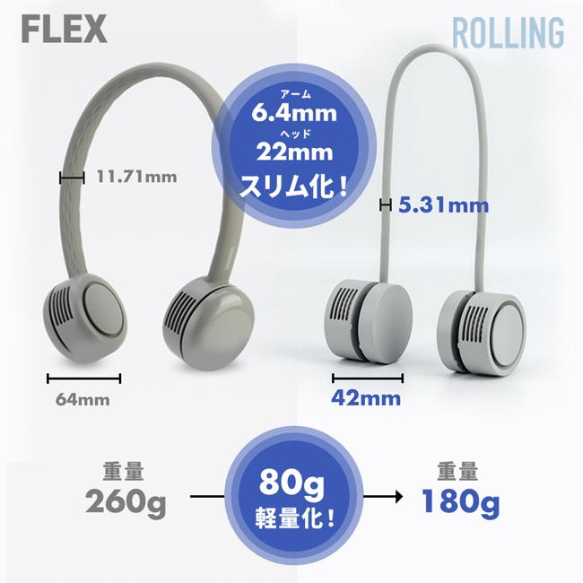 即納　羽なし首掛け扇風機 ネックバンドファン ローリング NeckBandFan Rolling ネックバンドファンolling 羽なし くびかけ扇風機 DANSOON ポータブル扇風機 |  | 05