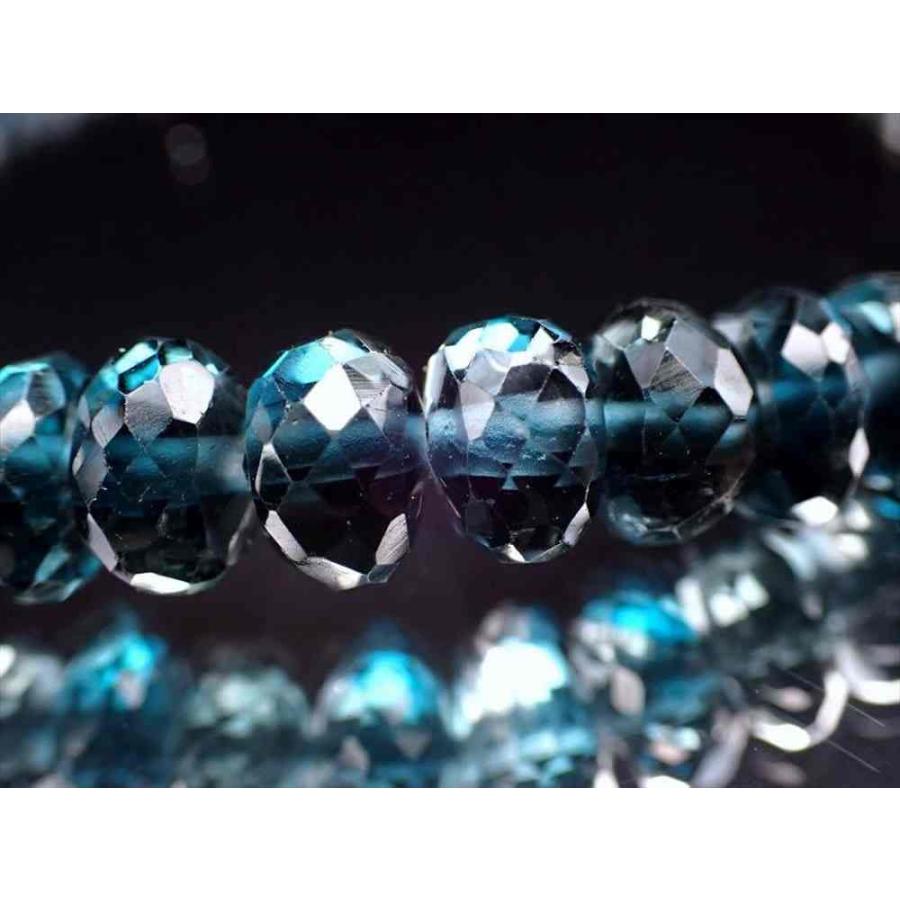 当店オススメ】 宝石質キラキラボタンカット ロンドンブルートパーズ  