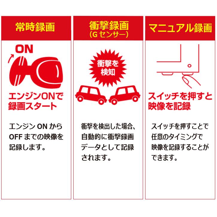 エルト Elut/エルト(コムテック)前後2カメラドライブレコーダー【AG425