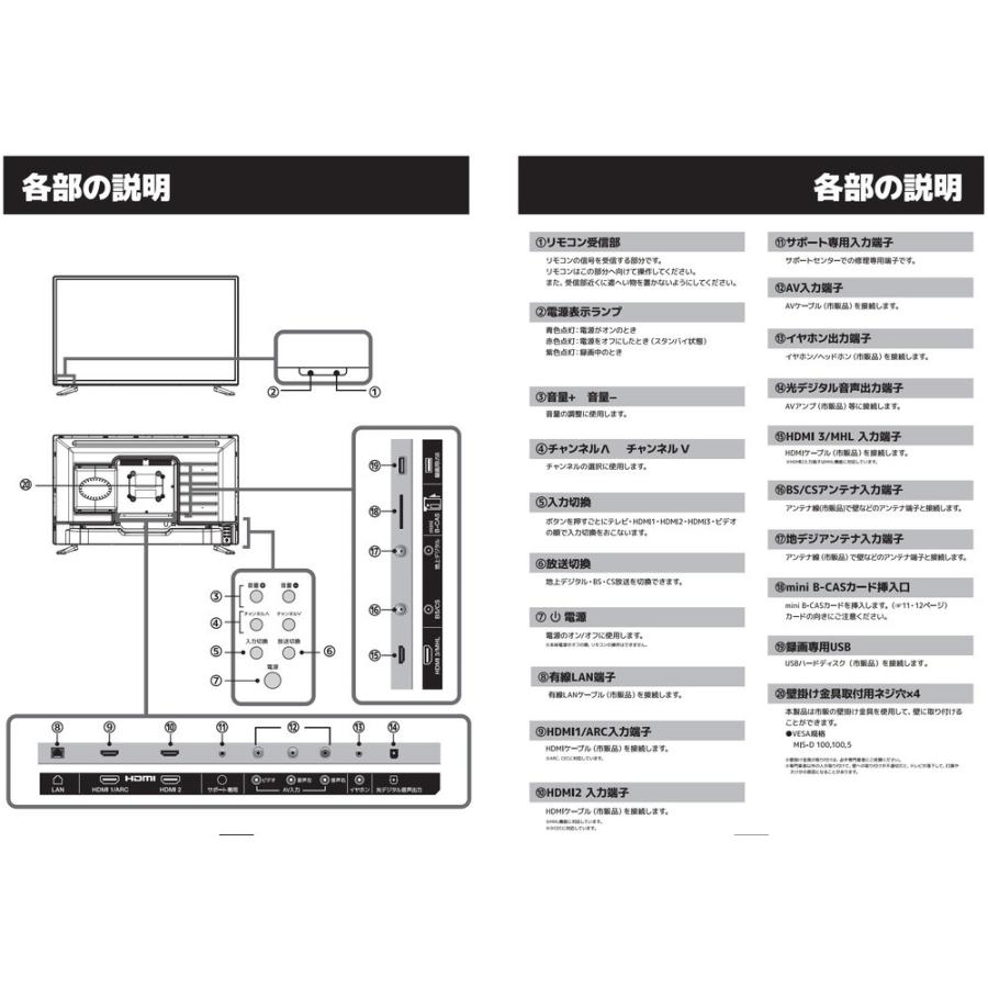 テレビ TV 32型 32インチ 液晶テレビ ハイビジョン ダブルチューナー