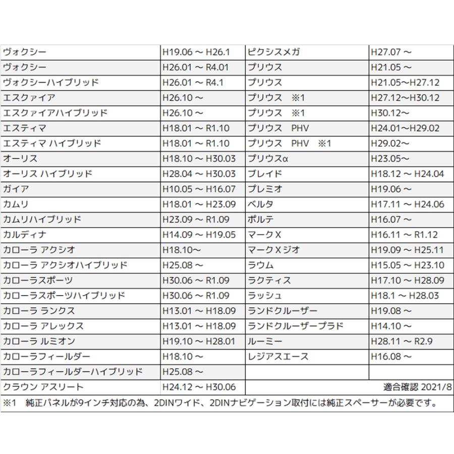 トヨタ（TOYOTA） オーディオハーネス ナビ 配線 キット ワイドパネル