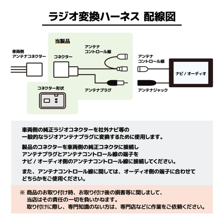 マツダ（Mazda） アンテナ変換コード ラジオ変換 20P 20ピン 角形 四角