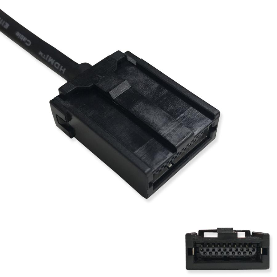 カーナビ HDMI 変換ケーブル Eタイプ to Aタイプ へ 変換 接続 配線 