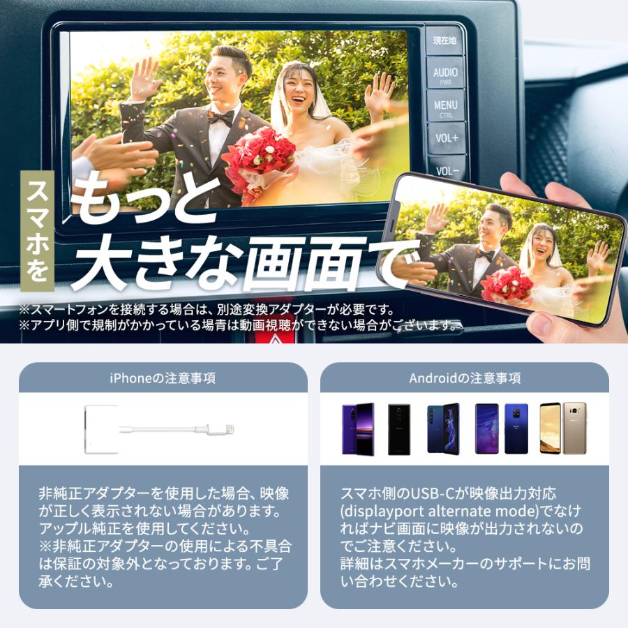 HDMIケーブル カーナビ Eタイプ Aタイプ 車 1.5m 純正ナビ スマホ ミラーリング 変換 接続 アダプター 配線 コード 車載ナビ プレミアムハイスピード AV003互換 | ダイハツ | 06