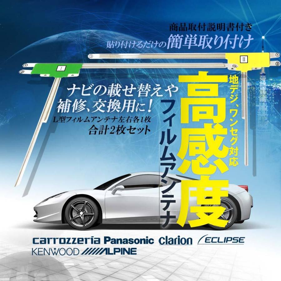 フィルムアンテナ カロッツェリア Avic Mrz80 フィルムアンテナ 交換用 2枚 地デジ 補修用 カロッツェリア Panasonic Nf02 2d スマホケース カーグッズai Store 通販 Yahoo ショッピング