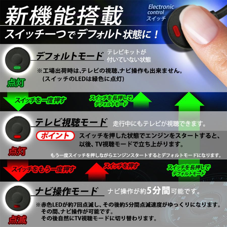 待望の再販 Ndda W55 トヨタ純正ディーラーオプションナビ対応 走行中にテレビが見れるテレビキット ナビ操作もできるナビキット Tvキット Tn 110 スイッチonでled点灯 スイッチ種類 選択できる ケーズシステム社製 ハーネスキット テレビナビキット テレビナビ
