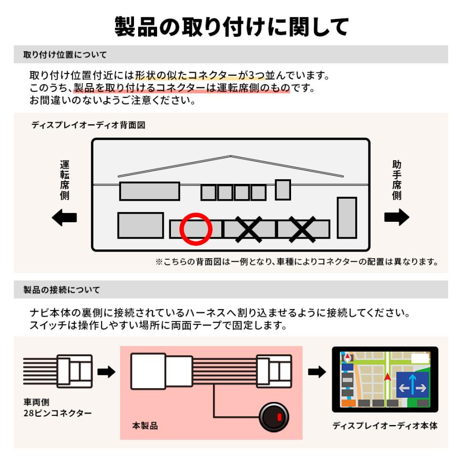 トヨタ（TOYOTA） テレビキット ルート案内対応 ノア ヴォクシー 90系