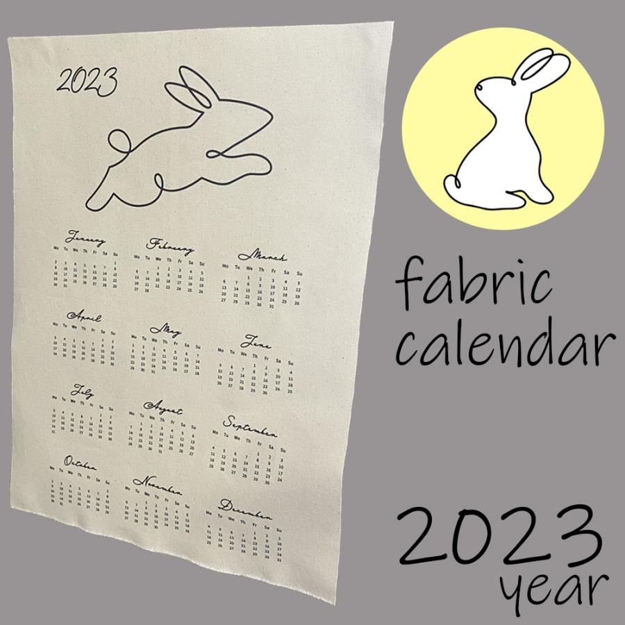ファブリックカレンダー 23年 干支 兎 うさぎ ウサギ 布 インテリア 韓国風 ポスター Tiger タペストリー ミニマル シンプル カフェ 兎年 令和5年 Nxa078 Ai Store 通販 Yahoo ショッピング