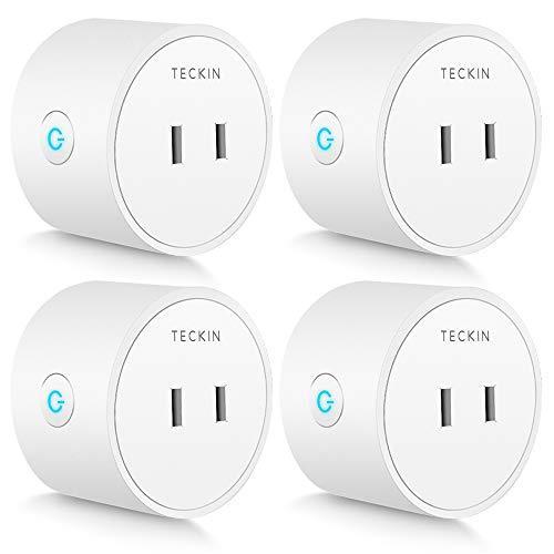 「Amazon Alexa認定取得製品」 TECKIN スマートプラグ WiFi スマートコンセント Echo Alexa Google ホーム対応 遠