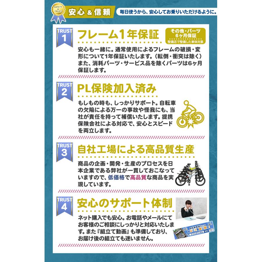 自転車 折りたたみ自転車 20インチ シマノ 社製 外装 6段 ギア 荷台 カゴ 付き フロント LEDライト プレゼント [TS-20] | アイジュサイクル | 19