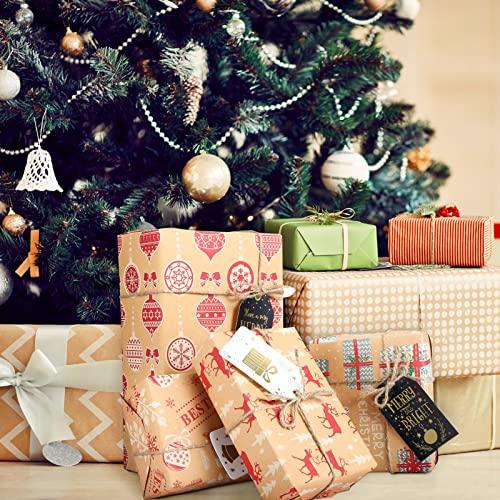 Lihao クリスマス ラッピングペーパー 包装紙 12ロール 大判 70x50cm 半才 クリスマスプレゼント ギフト 贈り物 包装 ラッピン Ait3e929a1aa7 愛知物販本店 通販 Yahoo ショッピング