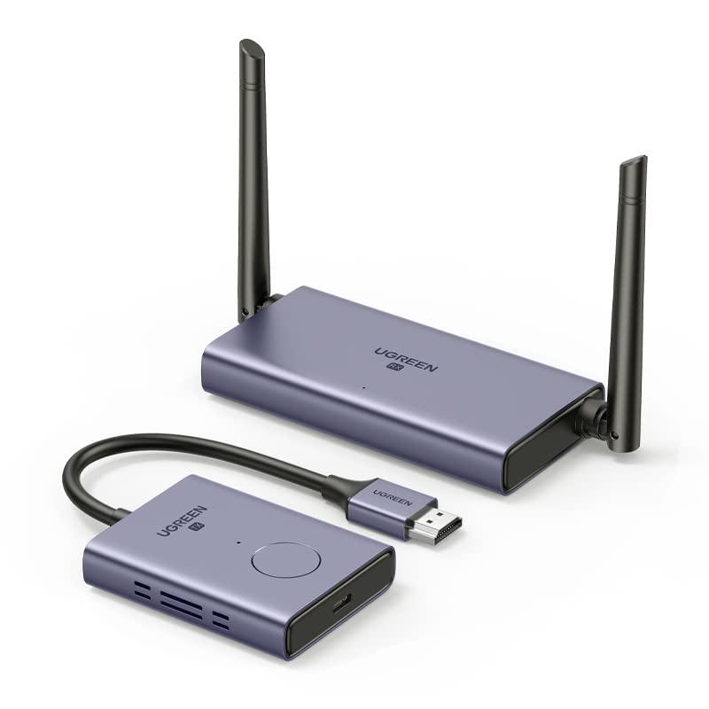 UGREEN ワイヤレスHDMI送受信機セット 【日本技適認証取得】無線HDMI
