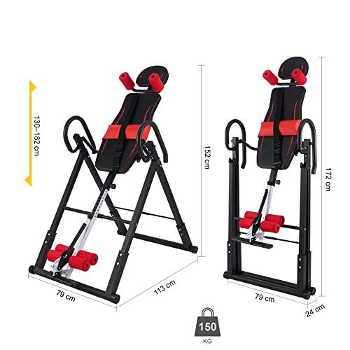 年末年始大決算LAKARU 逆さぶら下がり健康器 逆立ちマシン 高さ調整