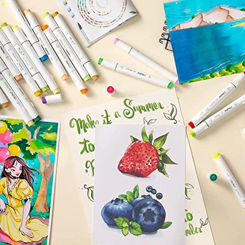 保証保証Ohuhu マーカーペン 筆タイプ 320色 プロ愛用 イラスト