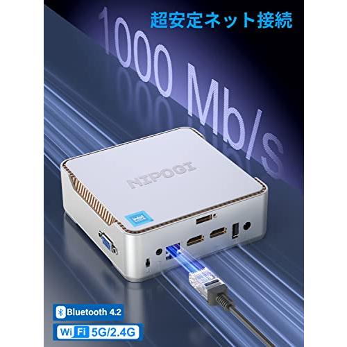 ミニPC NIPOGI Intel Alder Lake-N95 16GB/512GB Amazon.co.jp: ミニpc 最新第12世代 n95 ミニpc動作より安定