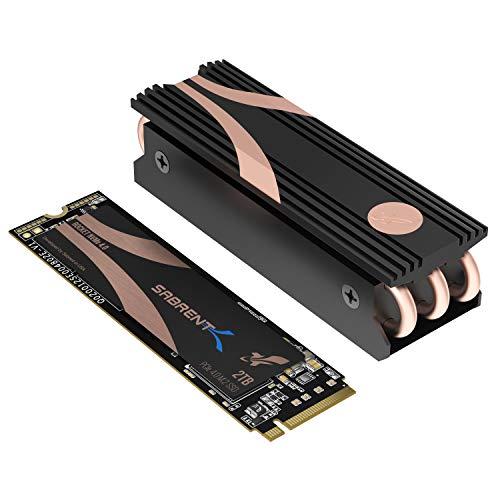 SABRENT PS5 SSD 2TB、M.2 PS5ヒートシンク付 M.2 SSD 2TB PCIe 4.0 M