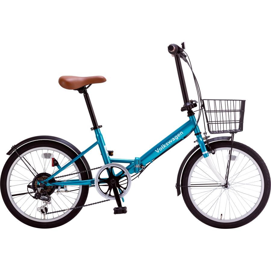 中古自転車 フォルクスワーゲン 折畳自転車20インチ（6段シフト）。