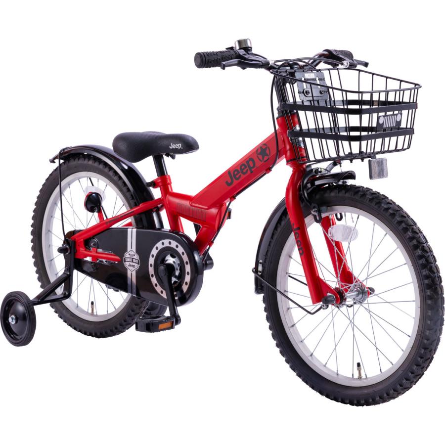 再値下］JEEP キッズバイク 子供自転車 補助付 18型