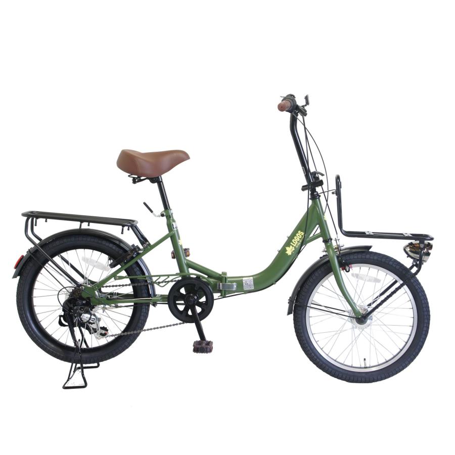 お値下げ！LOGOS 自転車　22インチ　カーキカラー お値下げ！LOGOS 自転車 22インチ カーキカラー