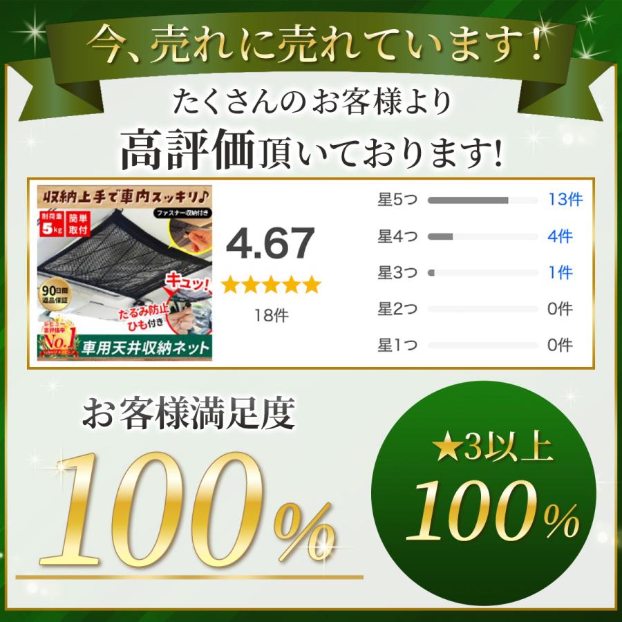 車 収納 天井 ネット ルーフ ファスナー付き キャンプ アウトドア 車中泊 ミニバン SUV 荷物 ルーフネット 車内 |  | 01