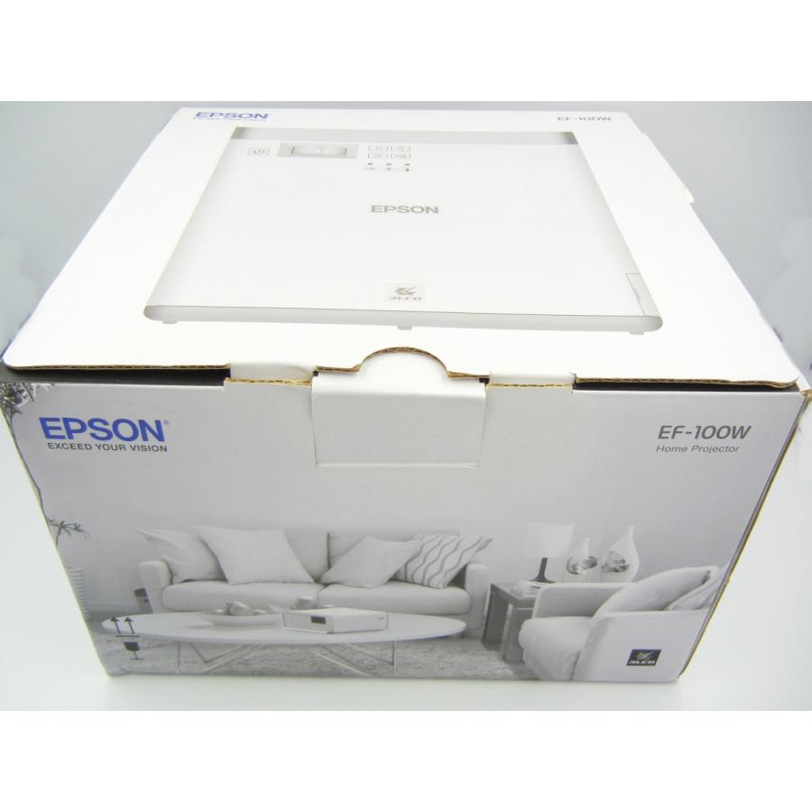 EPSON - 青ばなな.com　新品未使用　EPSON EF-100W エプソン ホームプロジェクター EPSON EF 100W : リサイクル