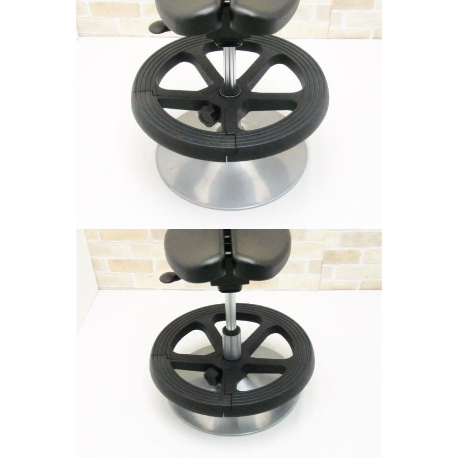 アーユル チェアー ブラック 中古品 坐骨 健康器具 椅子 姿勢 腰 座面 