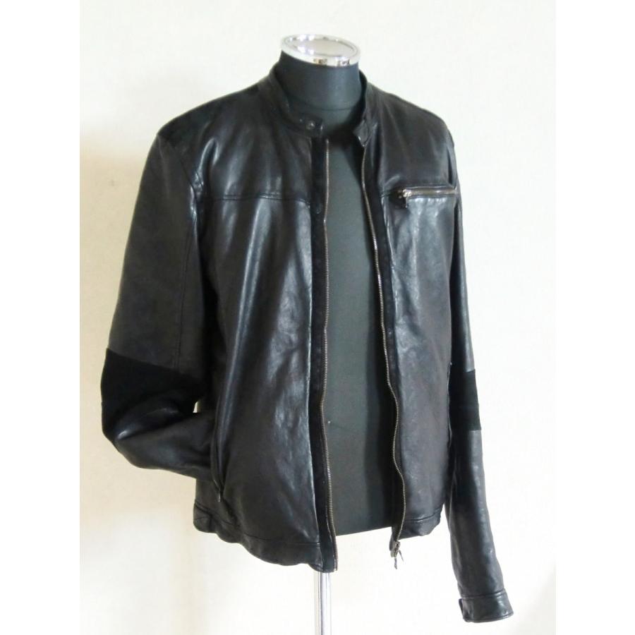 DROMe DROME ドローム DPU7203 イタリア製 羊革 シングルライダース 