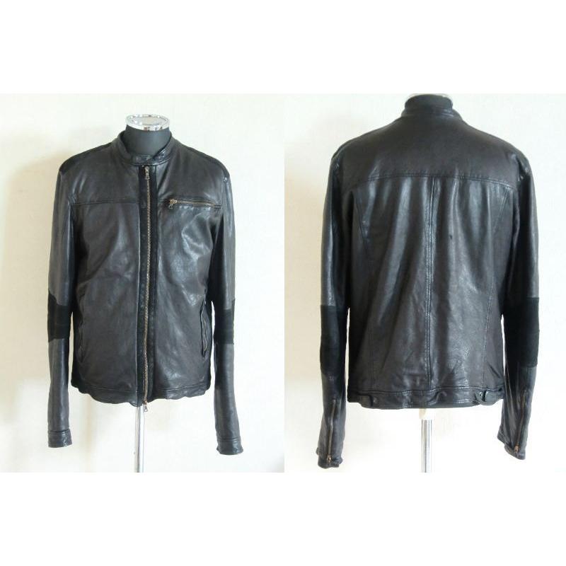 DROMe DROME ドローム DPU7203 イタリア製 羊革 シングルライダース 