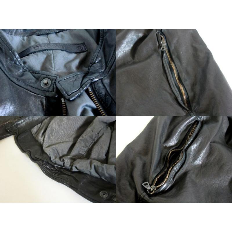 DROMe DROME ドローム DPU7203 イタリア製 羊革 シングルライダース 