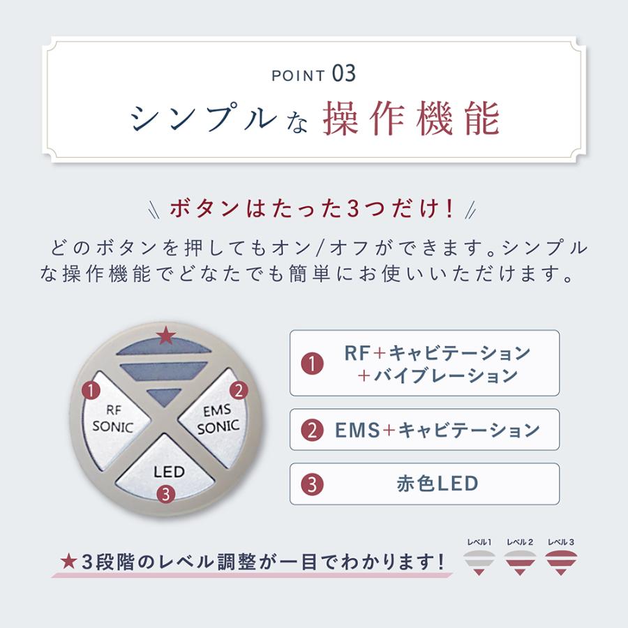 LINKA（リンカ） 防水 痩身 マッサージ器 キャビテーション キャビ二