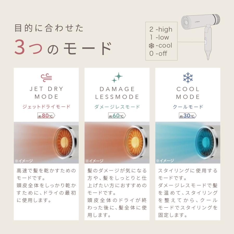 LINKA リンカ スマートブロウ ヘアドライヤー 遠赤外線 赤色LED LINKA リンカ スマートブロウ ヘアドライヤー 遠赤外線 赤色LED