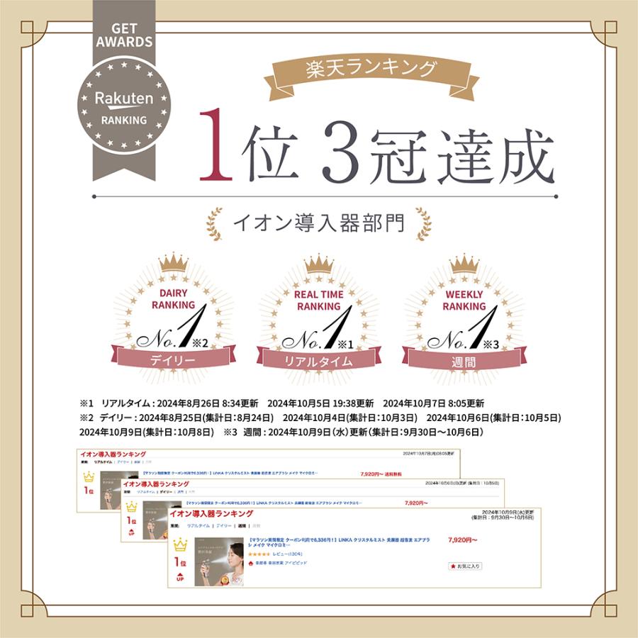 LINKA（リンカ） 石原さとみ 森香澄 愛用 NHKで紹介 5週連続楽天1位