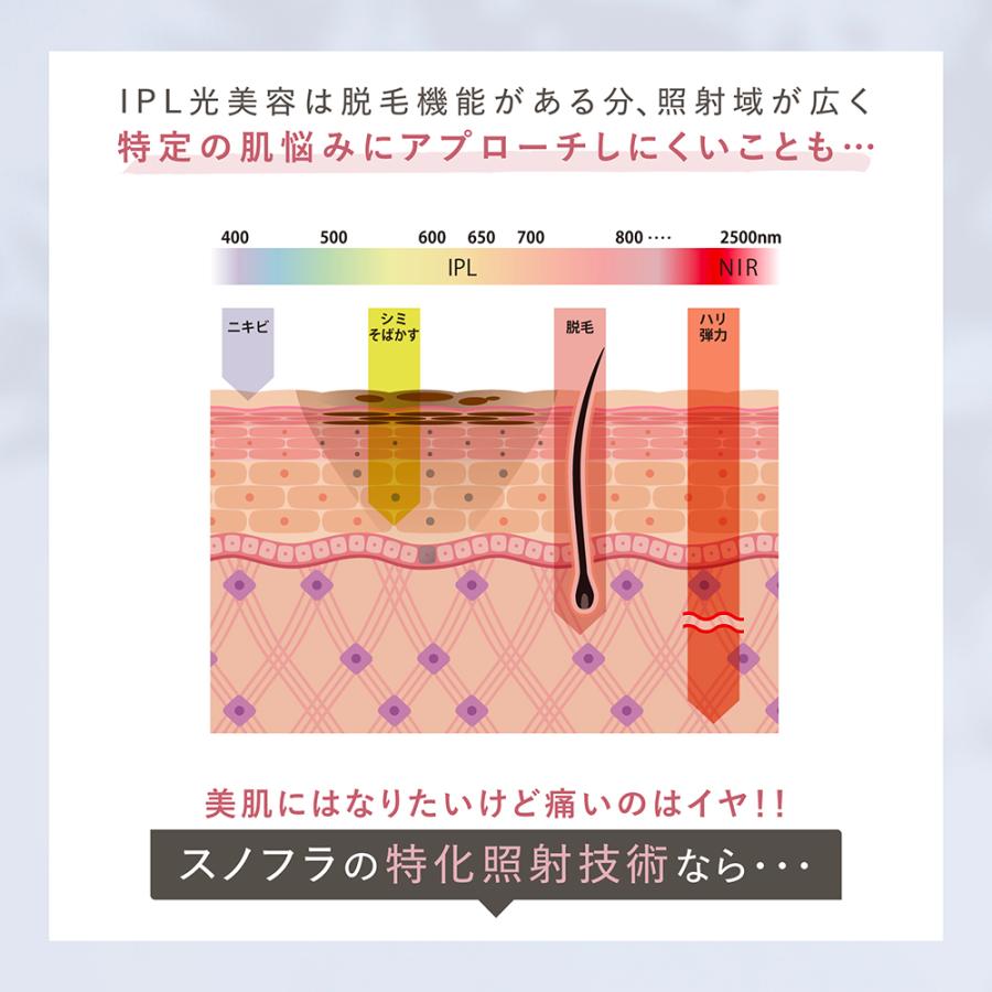 LINKA（リンカ） 美顔器 光美容器 スノー フラッシュ DPL/NIR ブライト