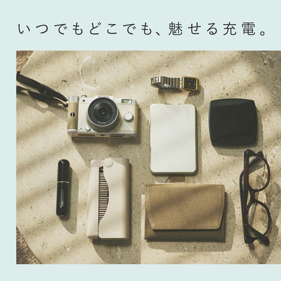 モバイルバッテリー 5000mAh 20W 1cm 100g 2h MagSafe PSE認証) LINKA