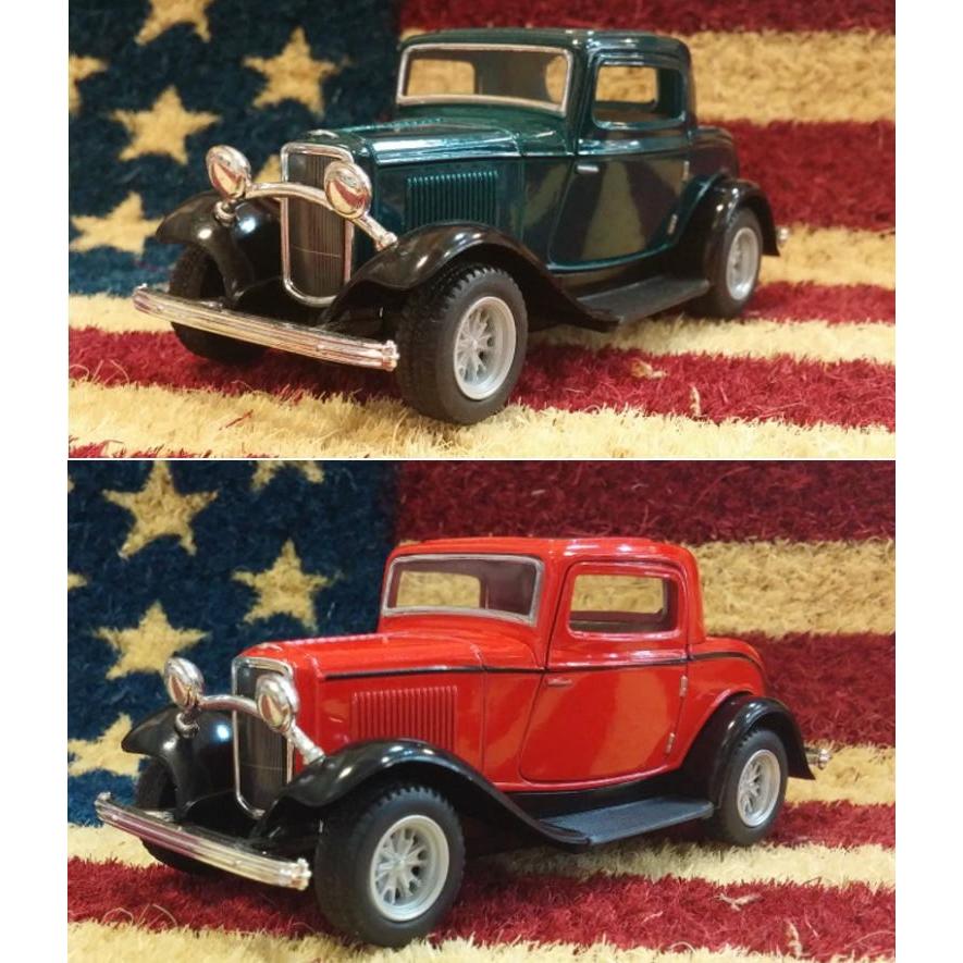 KiNSMART製 プルバックミニカー 1932 フォード3ウィンドウクーペ