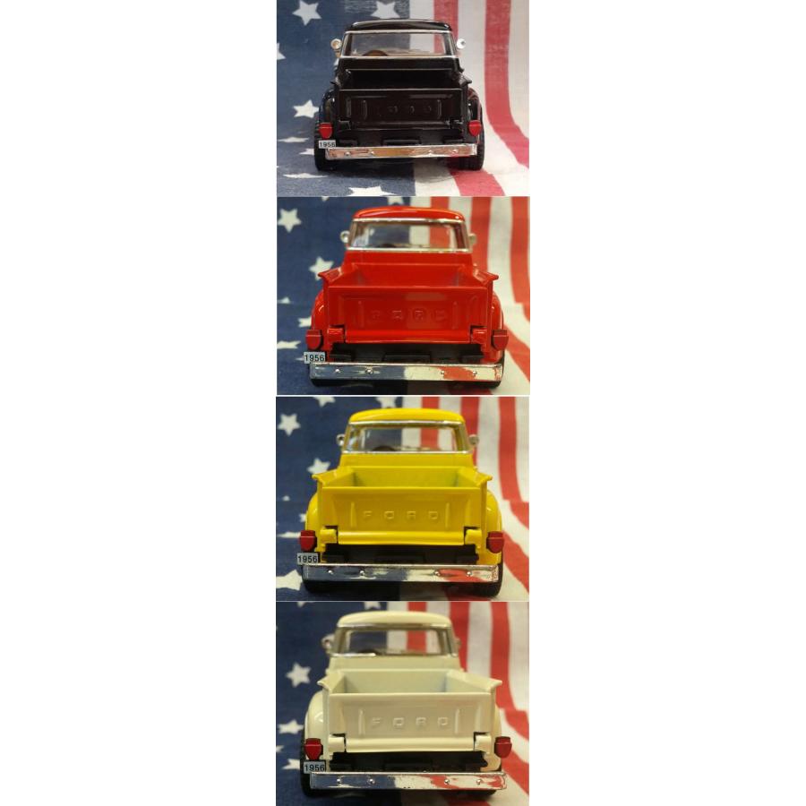 北箱　FordF-100 PickUpミニカーイエロートラックミニカー容器入り Amazon | ミニカー 1/24 MOTORMAX☆1955 フォード F100