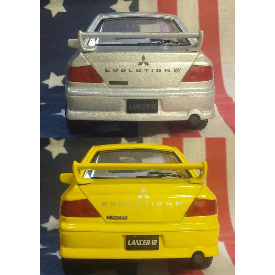 KiNSMART製 プルバックミニカー ミツビシ ランサーエボリューション