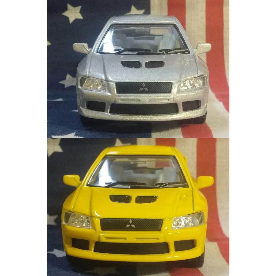 KiNSMART製 プルバックミニカー ミツビシ ランサーエボリューション