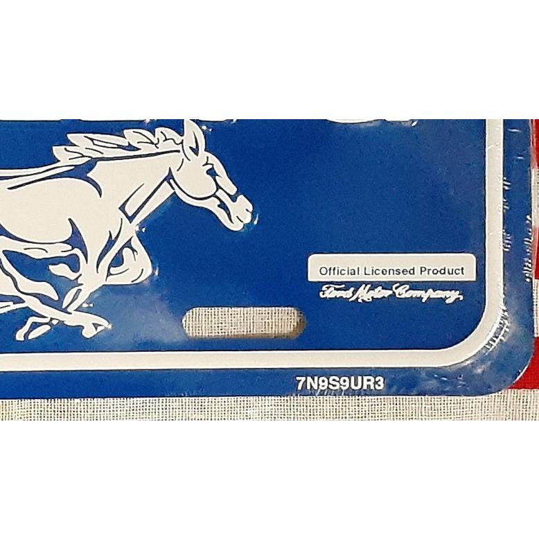 インテリア アメリカン 雑貨 ガレージ ナンバープレート フォード マスタング Mustang blue lpmustangblu